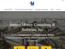 Tablet Screenshot of inmateaccounting.com